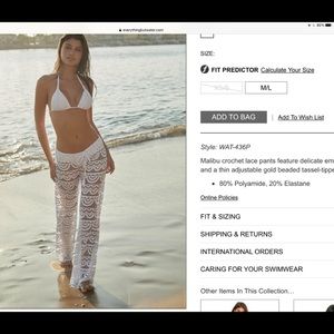 Malibu Crochet Lace Pants.